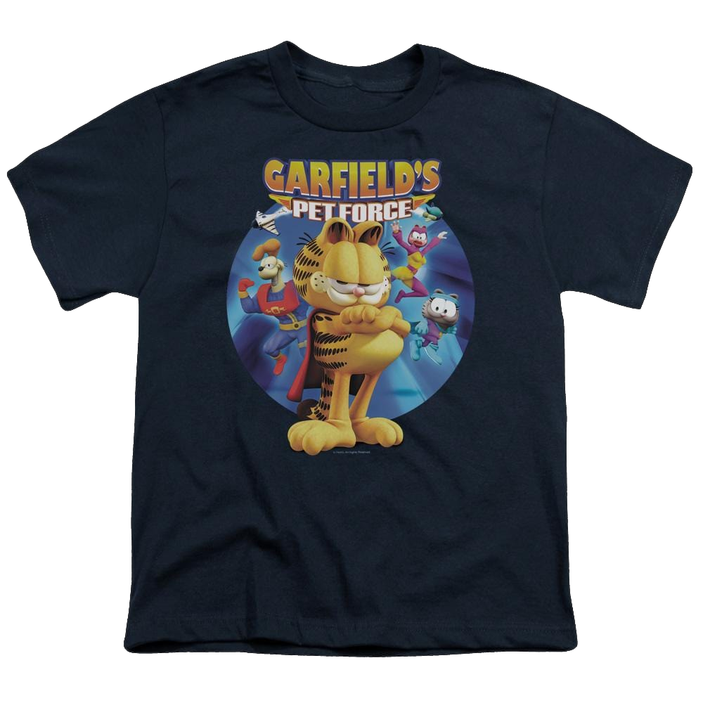 Garfield Dvd Art - Youth T-Shirt (Ages 8-12) Youth T-Shirt (Ages 8-12) Garfield   