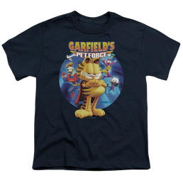Garfield Dvd Art - Youth T-Shirt (Ages 8-12) Youth T-Shirt (Ages 8-12) Garfield   