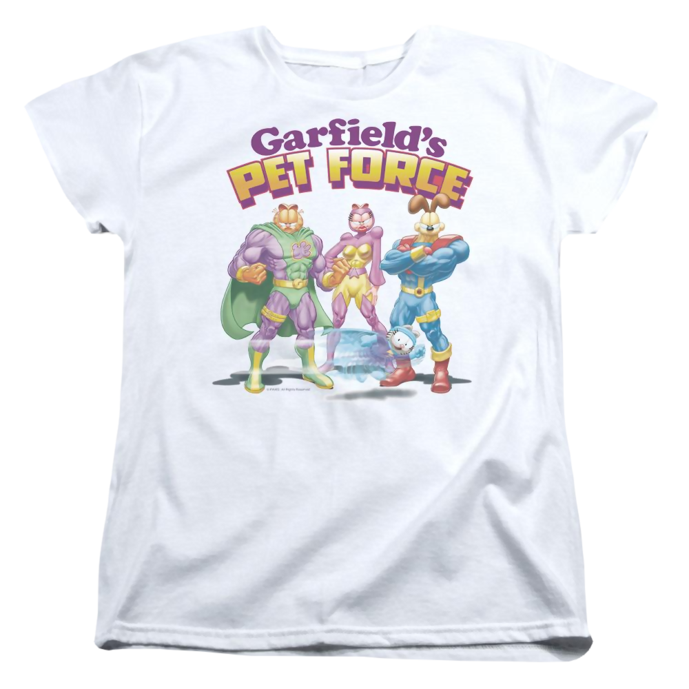Garfield Heroes Await - Women's T-Shirt Women's T-Shirt Garfield   
