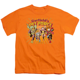 Garfield Pet Force Burst - Youth T-Shirt Youth T-Shirt (Ages 8-12) Garfield   