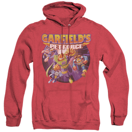 Garfield Pet Force Four - Heather Pullover Hoodie Heather Pullover Hoodie Garfield   