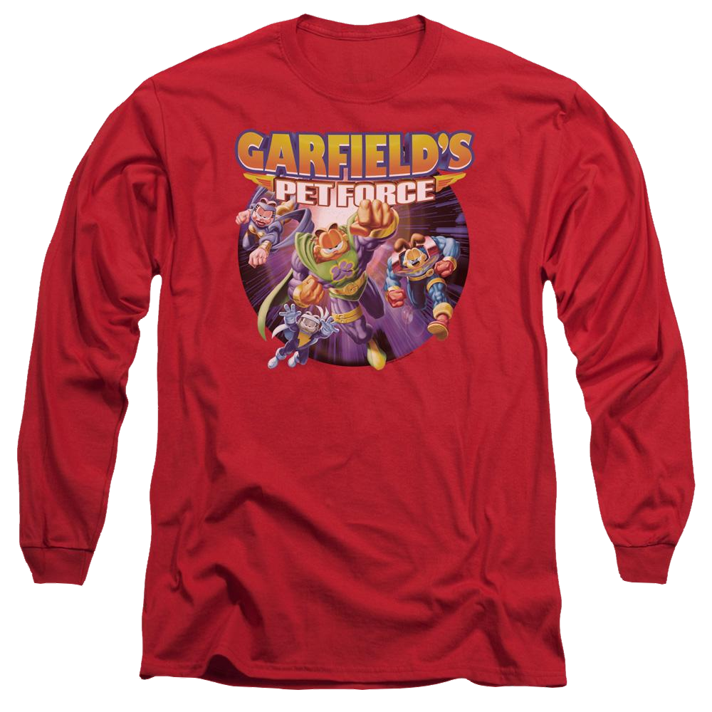 Garfield Pet Force Four - Men's Long Sleeve T-Shirt Men's Long Sleeve T-Shirt Garfield   