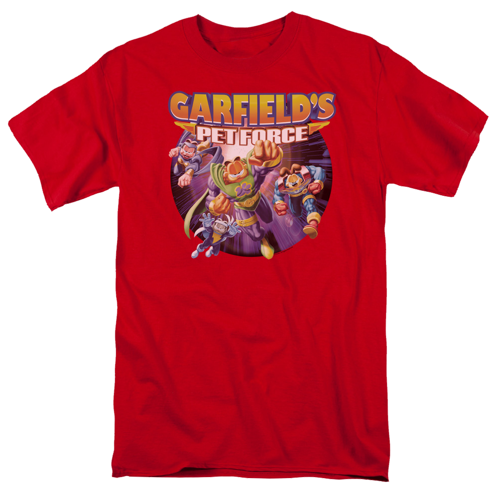 Garfield Pet Force Four - Men's Regular Fit T-Shirt Men's Regular Fit T-Shirt Garfield   