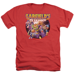 Garfield Pet Force Four - Men's Heather T-Shirt Men's Heather T-Shirt Garfield   