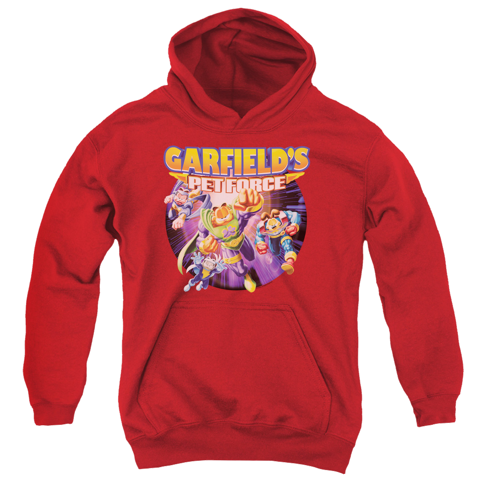 Garfield Pet Force Four - Youth Hoodie (Ages 8-12) Youth Hoodie (Ages 8-12) Garfield   
