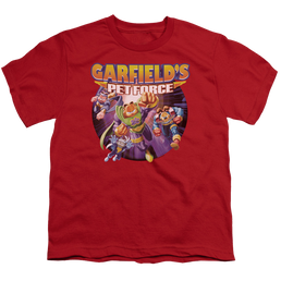 Garfield Pet Force Four - Youth T-Shirt (Ages 8-12) Youth T-Shirt (Ages 8-12) Garfield   