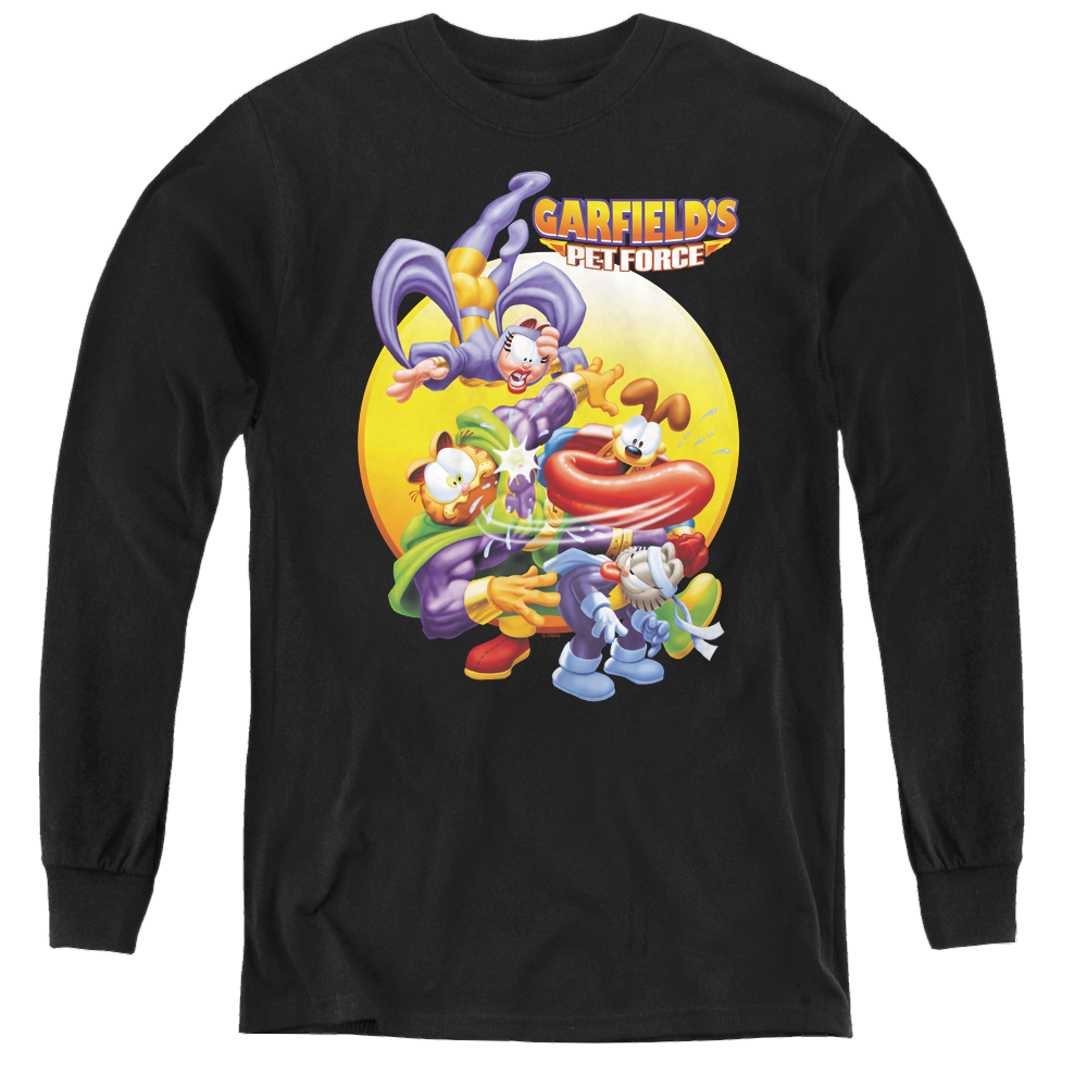 Garfield Tongue Of Doom - Youth Long Sleeve T-Shirt Youth Long Sleeve T-Shirt Garfield   