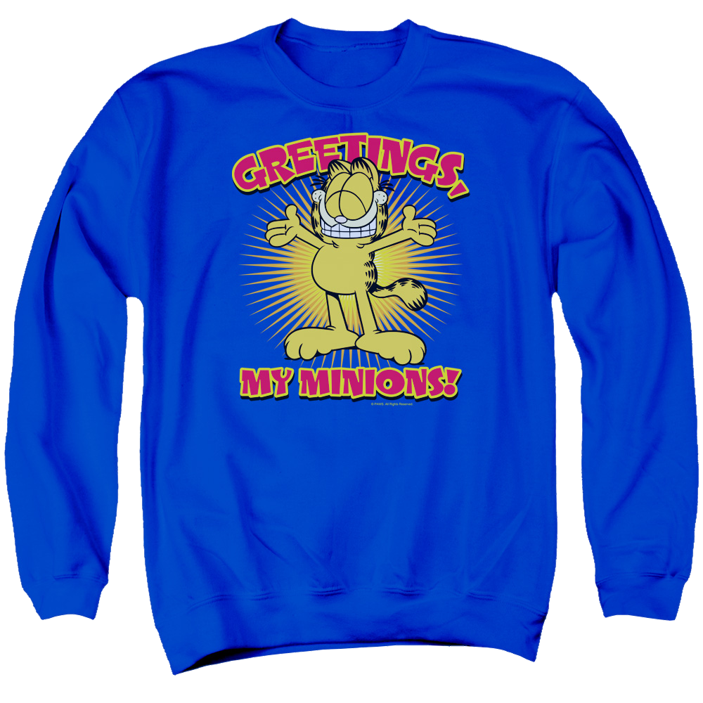 Garfield Minions - Men's Crewneck Sweatshirt Men's Crewneck Sweatshirt Garfield   