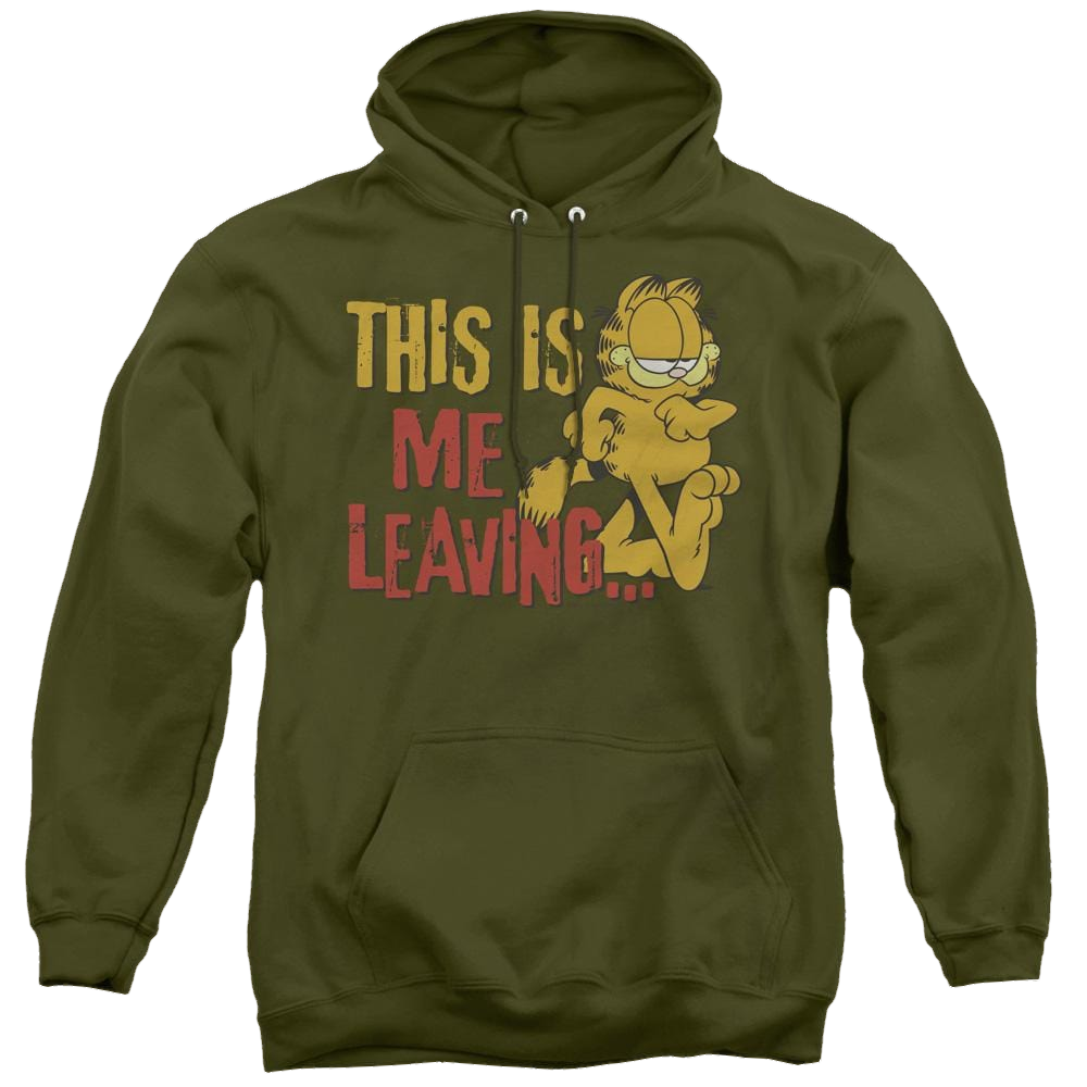 Garfield Leaving - Pullover Hoodie Pullover Hoodie Garfield   
