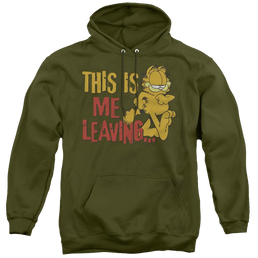 Garfield Leaving - Pullover Hoodie Pullover Hoodie Garfield   