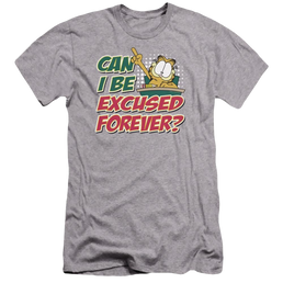 Garfield Excused Forever - Men's Premium Slim Fit T-Shirt Men's Premium Slim Fit T-Shirt Garfield   