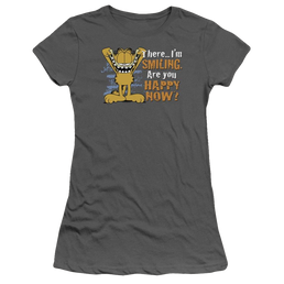 Garfield Smiling - Juniors T-Shirt Juniors T-Shirt Garfield   