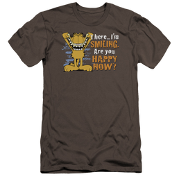 Garfield Smiling - Men's Premium Slim Fit T-Shirt Men's Premium Slim Fit T-Shirt Garfield   