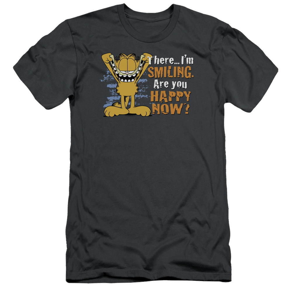 Garfield Smiling - Men's Slim Fit T-Shirt Men's Slim Fit T-Shirt Garfield   