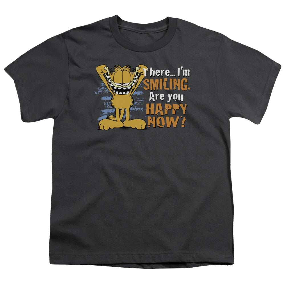 Garfield Smiling - Youth T-Shirt (Ages 8-12) Youth T-Shirt (Ages 8-12) Garfield   