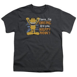 Garfield Smiling - Youth T-Shirt (Ages 8-12) Youth T-Shirt (Ages 8-12) Garfield   