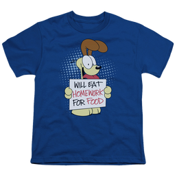 Garfield Will Eat Homework - Kid's T-Shirt Kid's T-Shirt (Ages 4-7) Garfield   