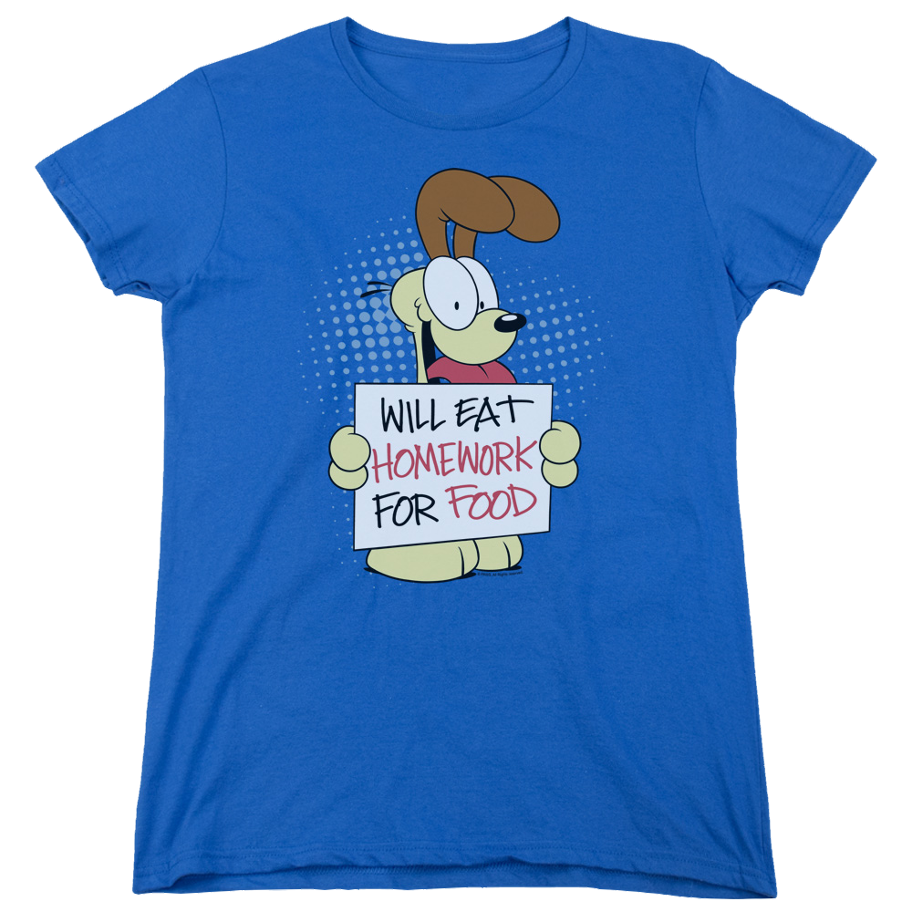 Garfield Will Eat Homework - Women's T-Shirt Women's T-Shirt Garfield   