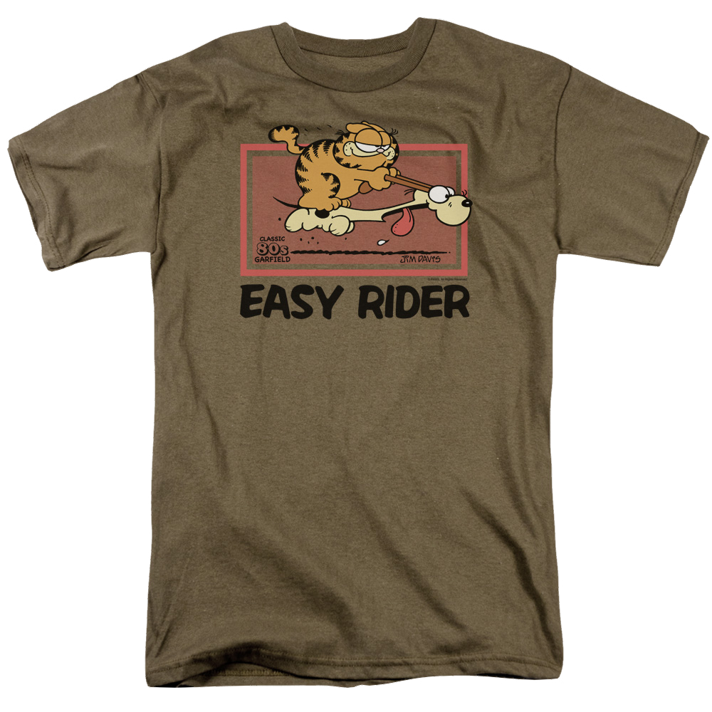 Garfield Vintage Easy Rider - Men's Regular Fit T-Shirt Men's Regular Fit T-Shirt Garfield   
