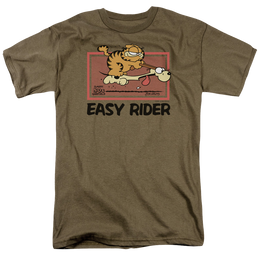 Garfield Vintage Easy Rider - Men's Regular Fit T-Shirt Men's Regular Fit T-Shirt Garfield   