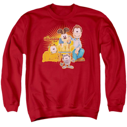 Garfield Say Cheese - Men's Crewneck Sweatshirt Men's Crewneck Sweatshirt Garfield   