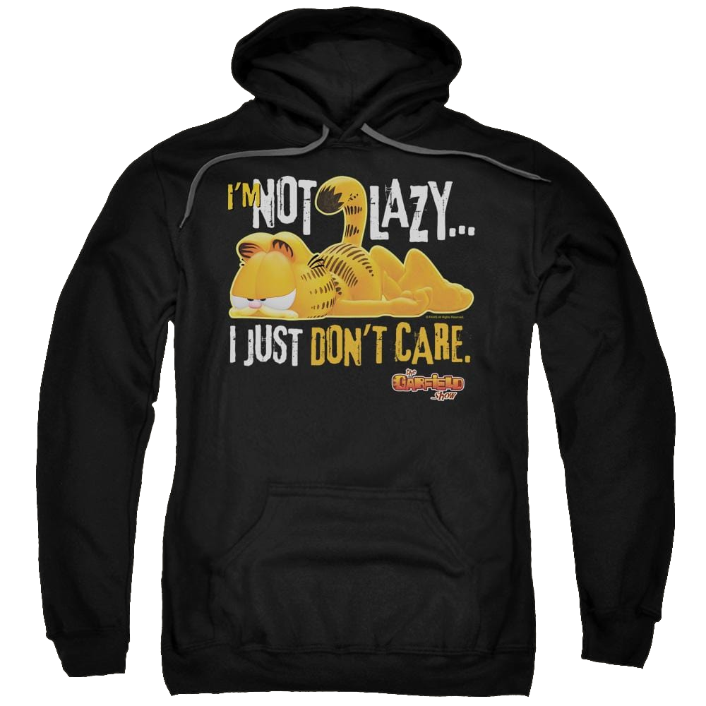 Garfield Not Lazy - Pullover Hoodie Pullover Hoodie Garfield   