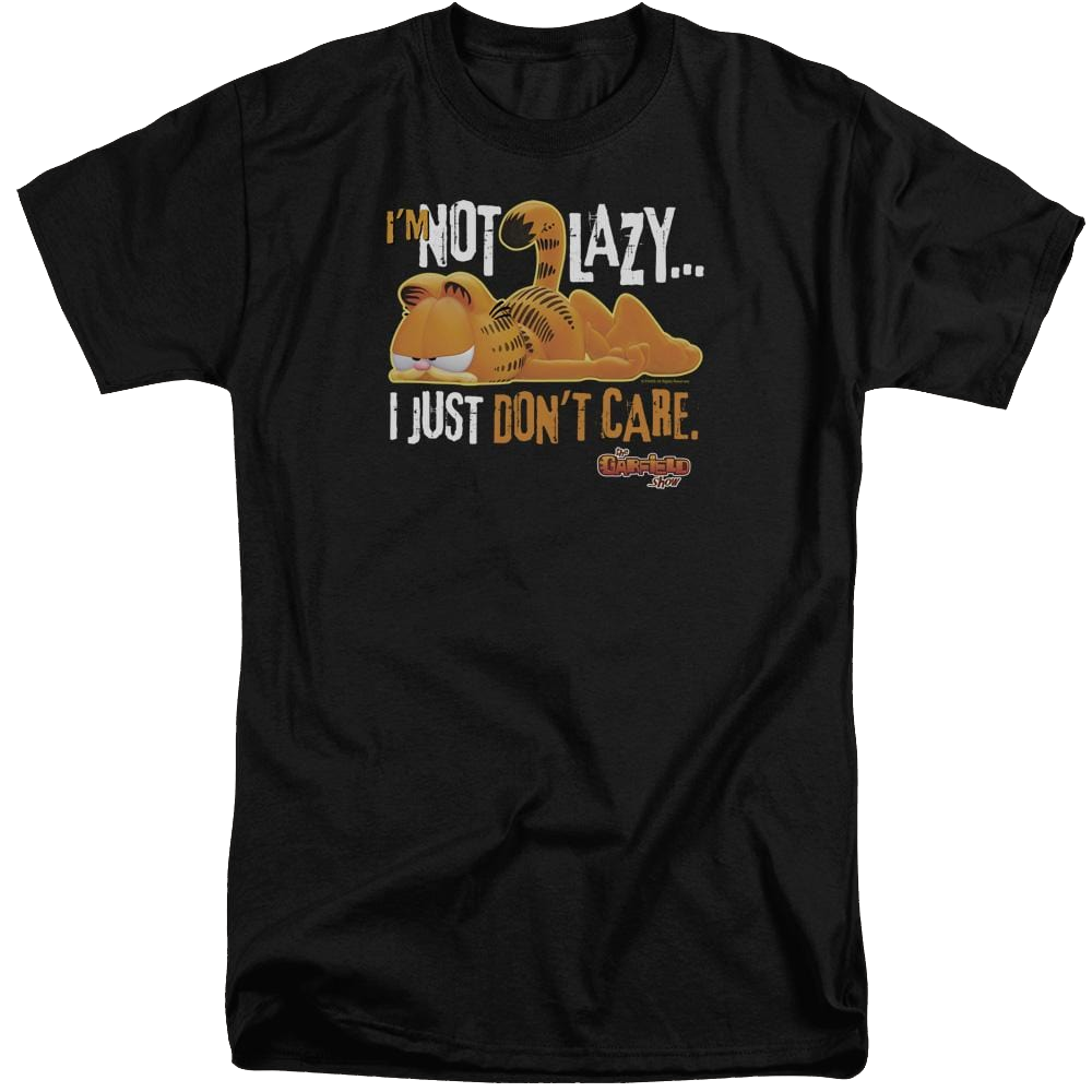 Garfield Not Lazy - Men's Tall Fit T-Shirt Men's Tall Fit T-Shirt Garfield   