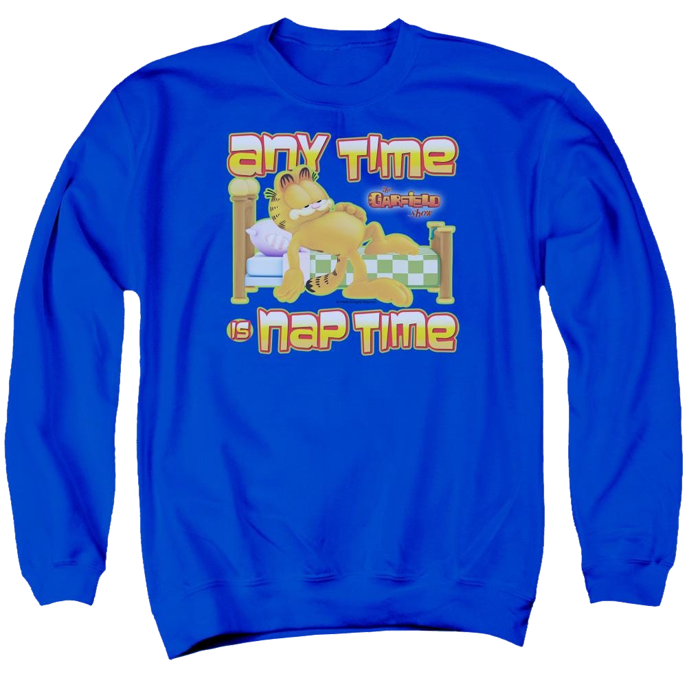 Garfield Nap Time - Men's Crewneck Sweatshirt Men's Crewneck Sweatshirt Garfield   