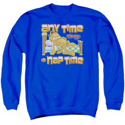 Garfield Nap Time - Men's Crewneck Sweatshirt Men's Crewneck Sweatshirt Garfield   