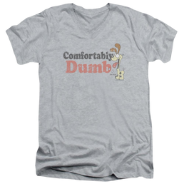 Garfield Comfortably Dumb - Men's V-Neck T-Shirt Men's V-Neck T-Shirt Garfield   