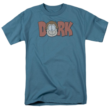 Slate men's regular fit t-shirt with Garfield Dork graphic