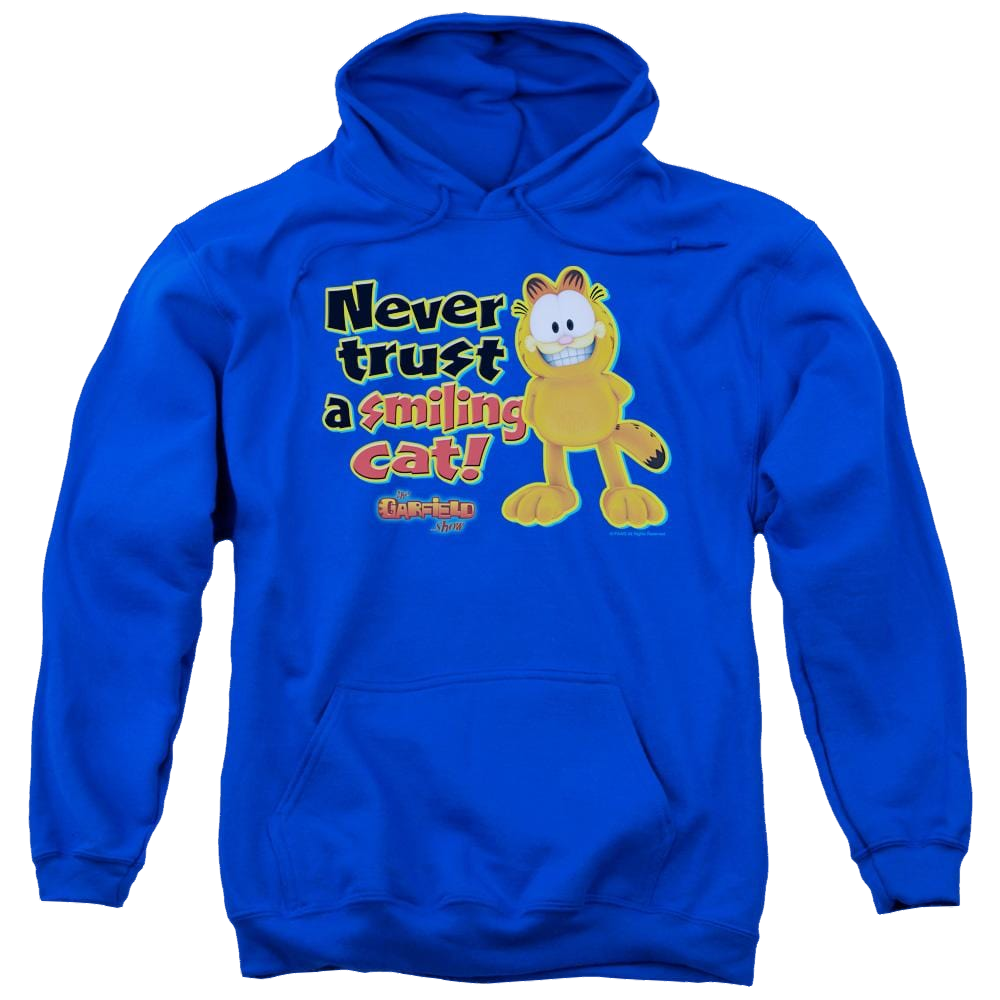 Garfield Smiling - Pullover Hoodie Pullover Hoodie Garfield   