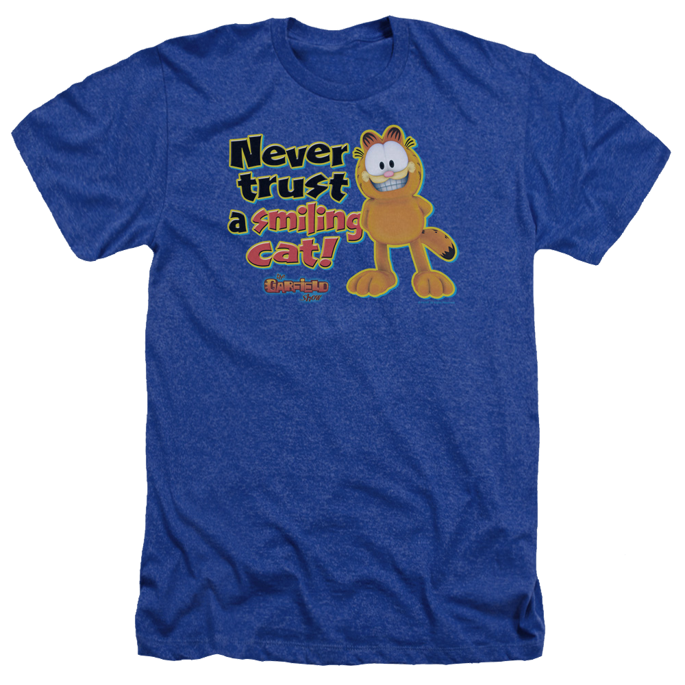 Garfield Smiling - Men's Heather T-Shirt Men's Heather T-Shirt Garfield   