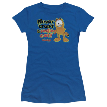 Royal juniors t-shirt with Garfield Smiling graphic