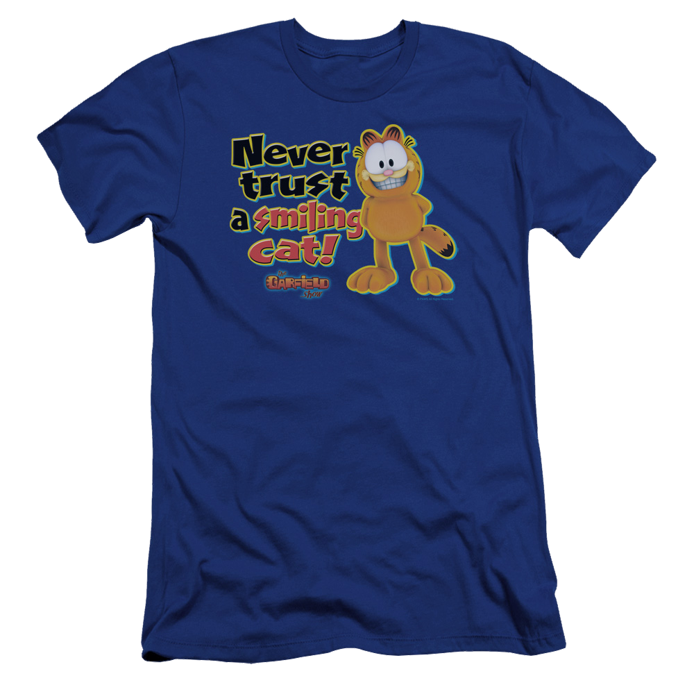 Garfield Smiling - Men's Premium Slim Fit T-Shirt Men's Premium Slim Fit T-Shirt Garfield   