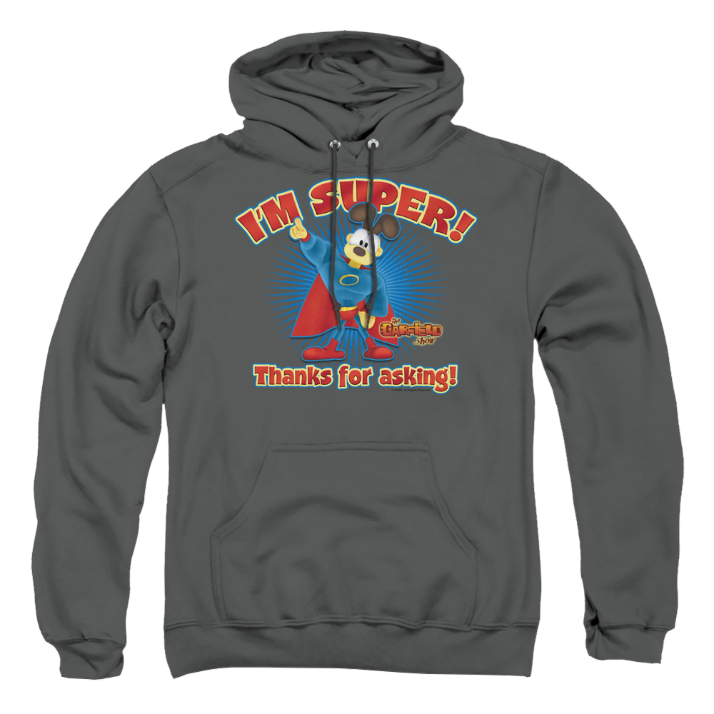 Garfield Super - Pullover Hoodie Pullover Hoodie Garfield   