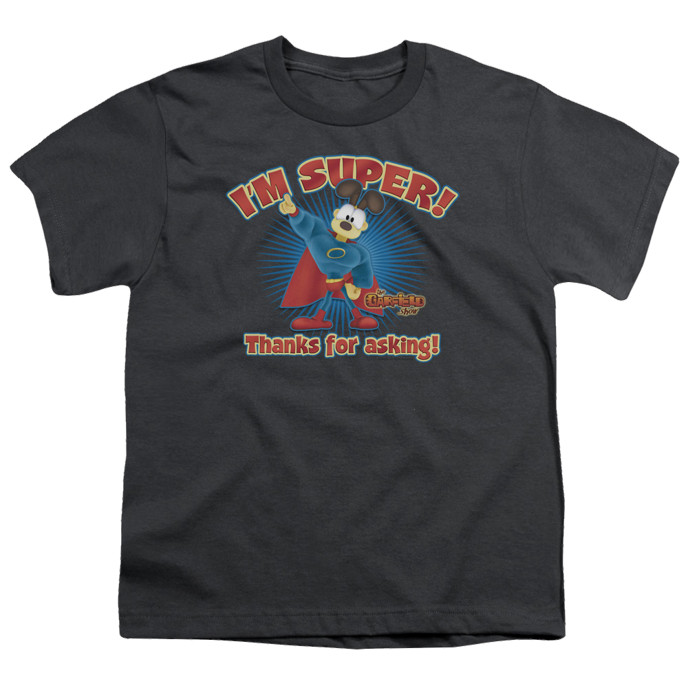 Garfield Super - Youth T-Shirt (Ages 8-12) Youth T-Shirt (Ages 8-12) Garfield   