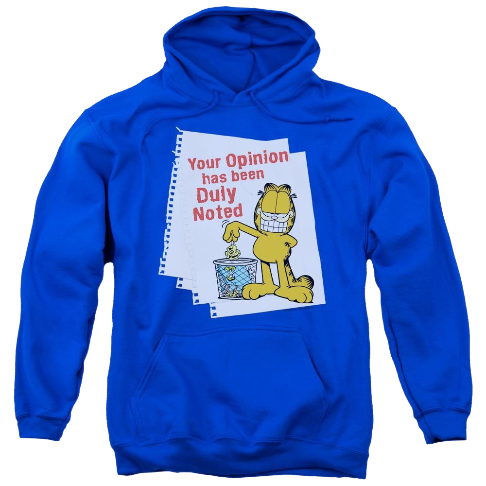 Garfield Duly Noted - Pullover Hoodie Pullover Hoodie Garfield   