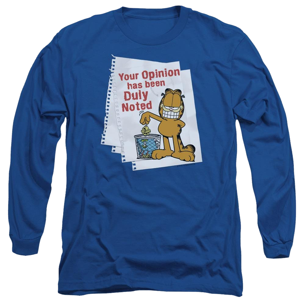 Garfield Duly Noted - Men's Long Sleeve T-Shirt Men's Long Sleeve T-Shirt Garfield   
