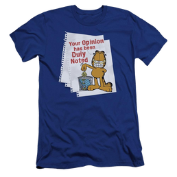 Garfield Duly Noted - Men's Premium Slim Fit T-Shirt Men's Premium Slim Fit T-Shirt Garfield   