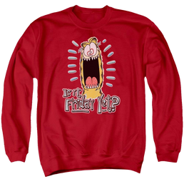 Garfield Friday - Men's Crewneck Sweatshirt Men's Crewneck Sweatshirt Garfield   