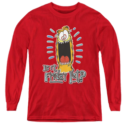 Garfield Friday - Youth Long Sleeve T-Shirt Youth Long Sleeve T-Shirt Garfield   