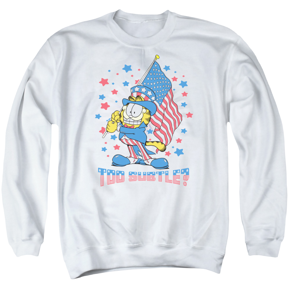 Garfield Subtle - Men's Crewneck Sweatshirt Men's Crewneck Sweatshirt Garfield   