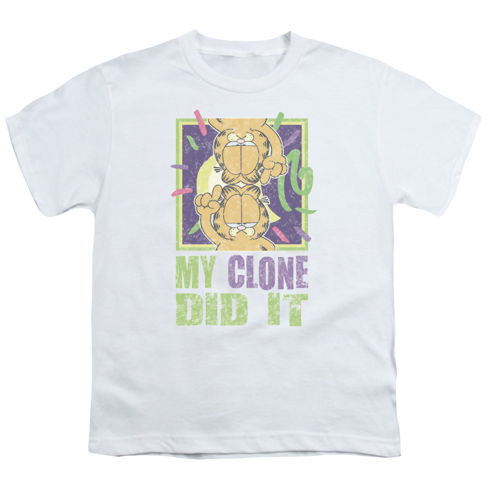 Garfield My Clone Did It - Youth T-Shirt Youth T-Shirt (Ages 8-12) Garfield   
