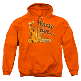 Garfield Waste Not - Pullover Hoodie Pullover Hoodie Garfield   