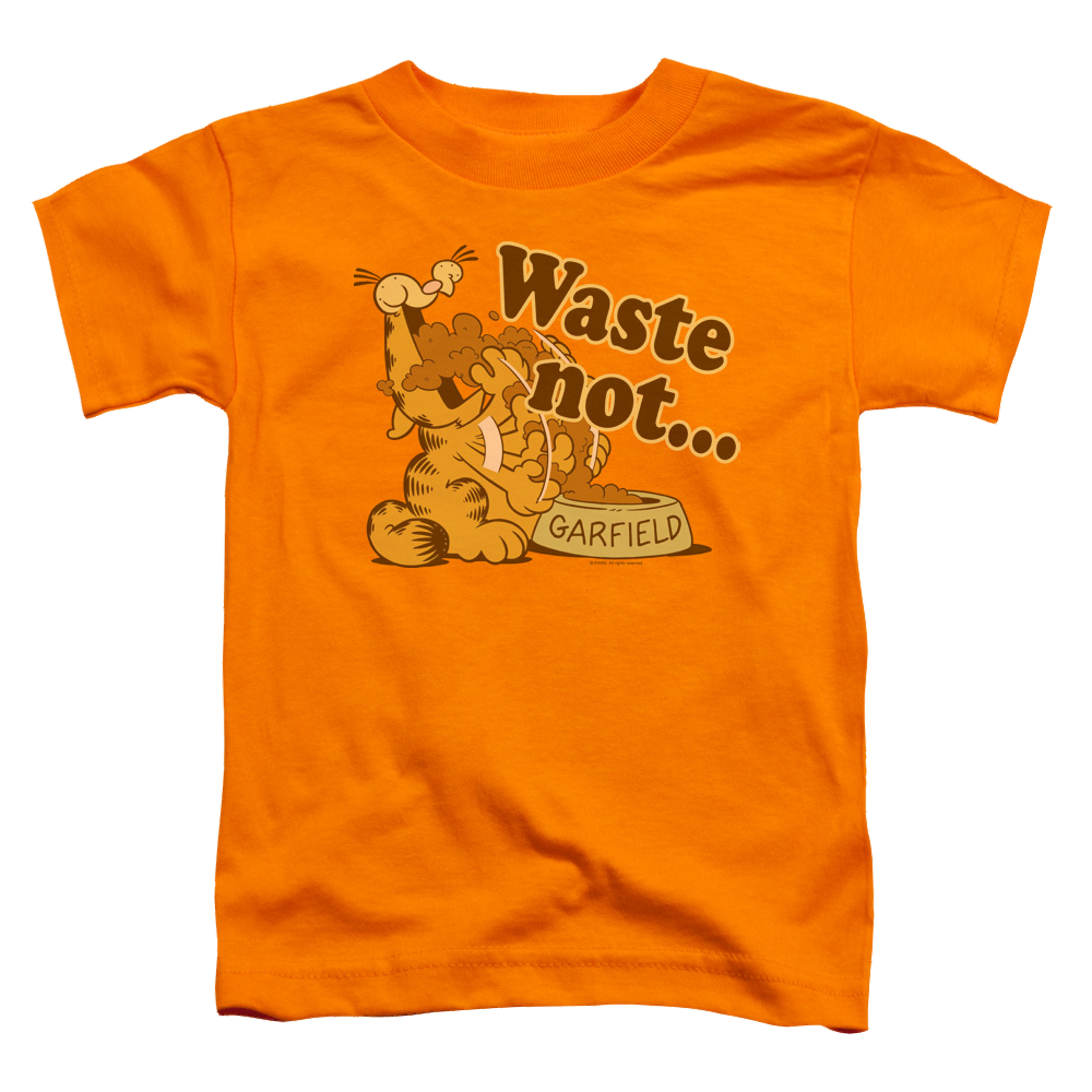 Garfield Waste Not - Toddler T-Shirt Toddler T-Shirt Garfield   