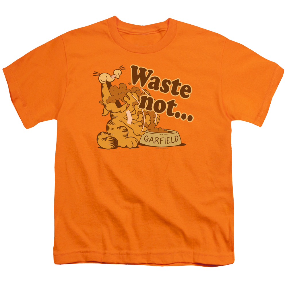 Garfield Waste Not - Youth T-Shirt (Ages 8-12) Youth T-Shirt (Ages 8-12) Garfield   