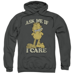 Garfield Ask Me - Pullover Hoodie Pullover Hoodie Garfield   