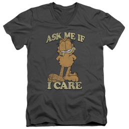 Garfield Ask Me - Men's V-Neck T-Shirt Men's V-Neck T-Shirt Garfield   