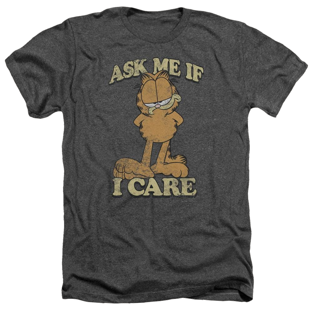 Garfield Ask Me - Men's Heather T-Shirt Men's Heather T-Shirt Garfield   
